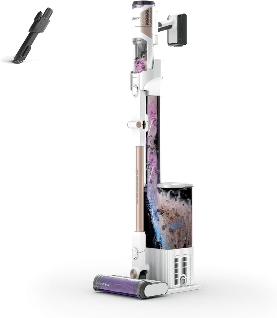 Aspirateur sans fil Shark PowerDetect – Ultra-Puissant & Auto-Vidant, 70 min d’autonomie - Detect Clean & Auto Empty