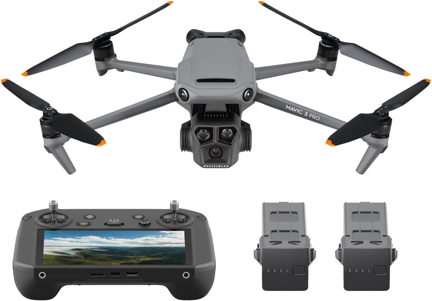 Drone caméra 5.1K capteur Hasselblad CMOS 4/3 5.1K/50 ips - Mavic 3 Pro Fly More Combo with DJI RC Pro