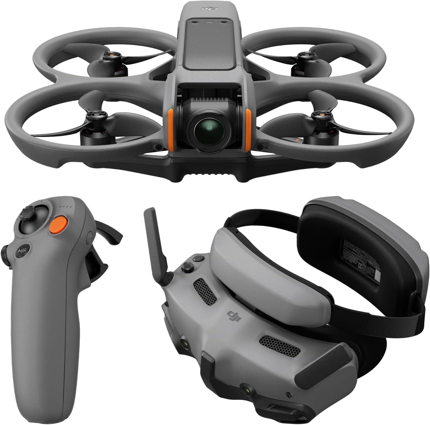 Drone FPV 4K HDR bundle Fly More avec 3 batteries et Goggles - Unique - Bundle Fly More (1 Batterie)