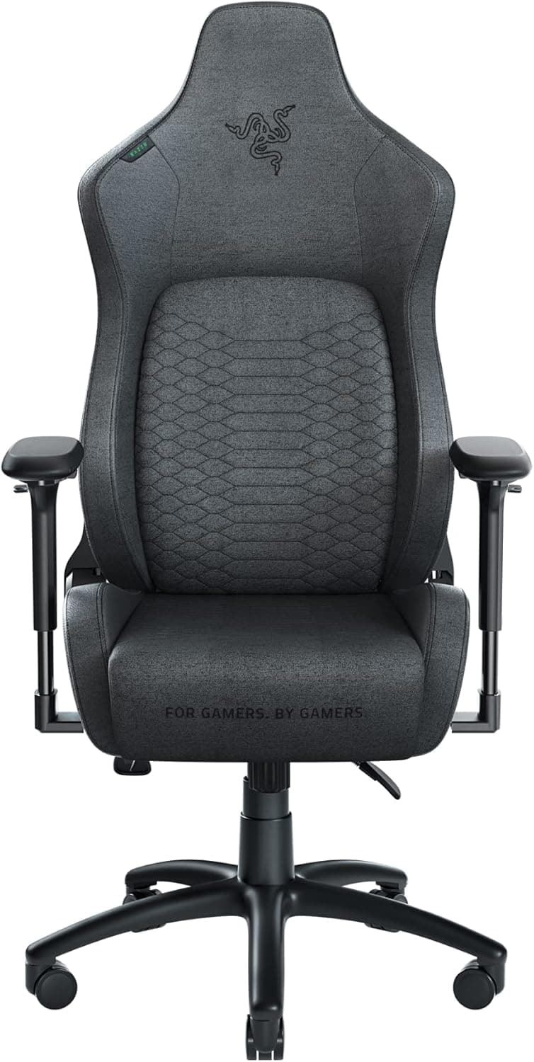 Fauteuil gaming ergonomique – Ultra-Durable & Lombaire adaptatif (4D, 152°) - Tissu - Iskur V2