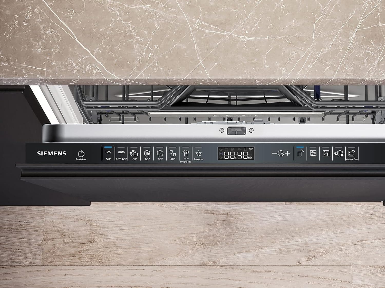 Lave-vaisselle intégrable 60 cm – Séchage Zeolith, Ultra-silencieux, Tiroir à couverts – Premium