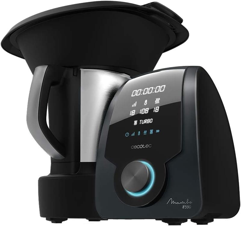 Robot de cuisine multifonction 3,3 L – 1600 W, 37 fonctions, écran tactile 5”, balance intégrée, Wi-Fi, carafe inox - Mambo 8590