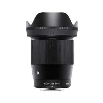 SIGMA 16mm F1.4 DC DN Contemporary pro Canon M