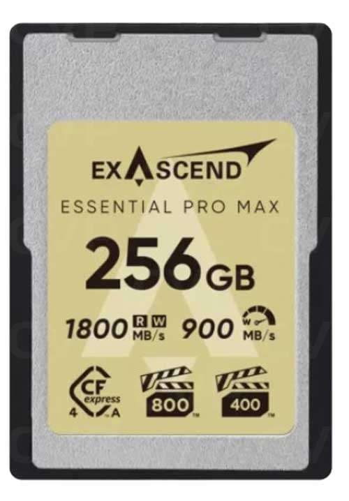 Exascend Essential Pro Max PCIe Gen4x1 CFexpress Type-A 4.0 256GB
