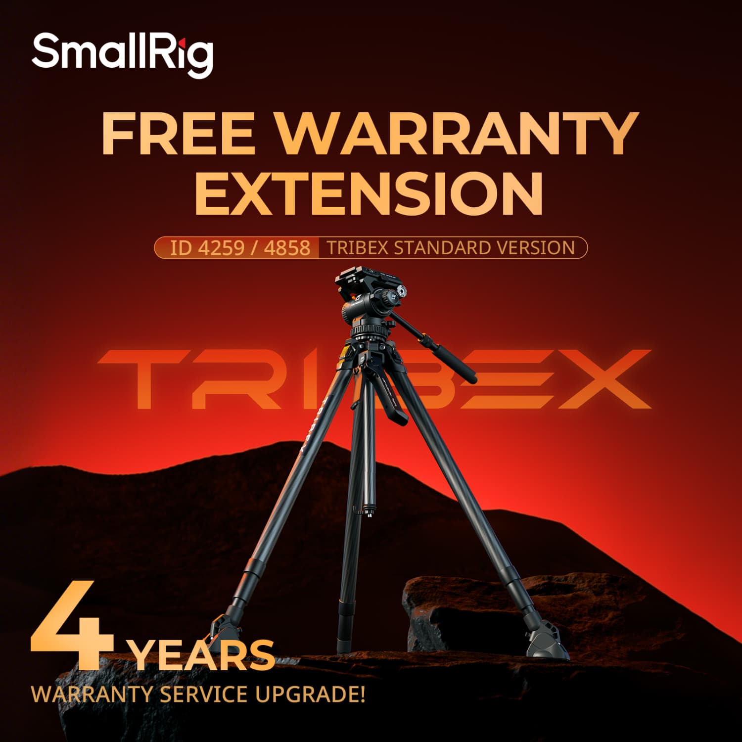 SmallRig x Potato Jet Tribex Hydraulic Carbon Fiber Tripod Kit 4259 - desembalado, garantía completa
