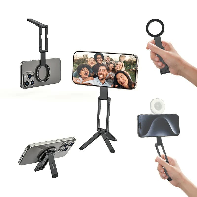 Ulanzi MA60 Foldable Magnetic Phone Tripod(Black)