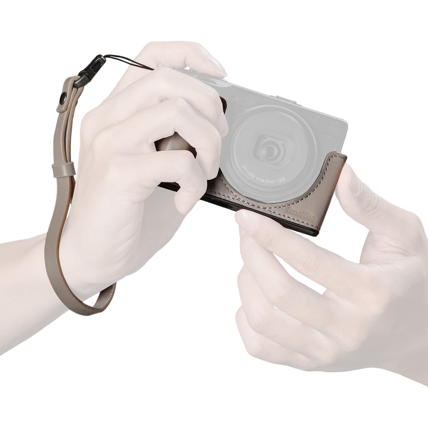 SmallRig Leather Case Kit for RICOH GR IV / GR III / GR IIIx / GR III HDF / GR IIIx HDF (Grey) 5677