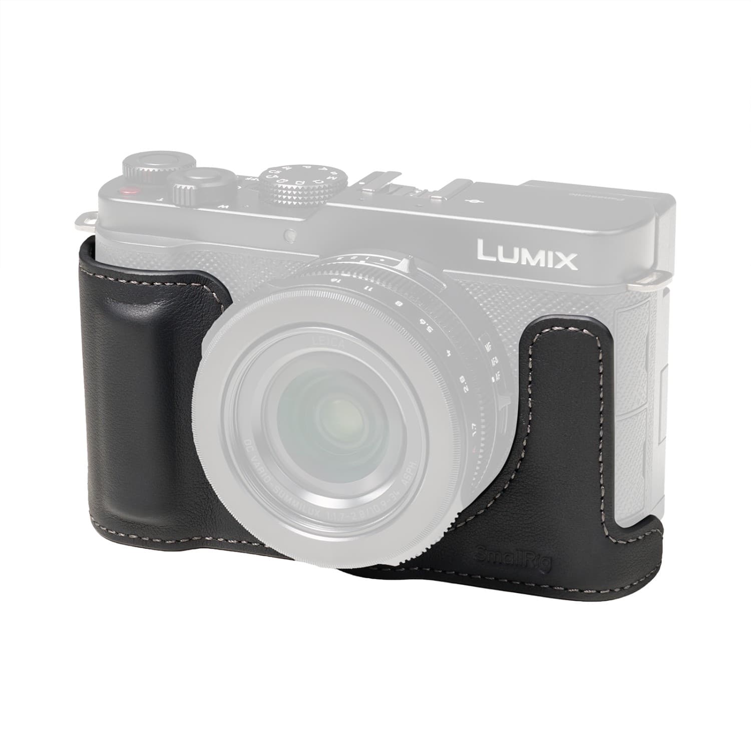SmallRig Leather Half Case for Panasonic LUMIX L10 (Black) 5698