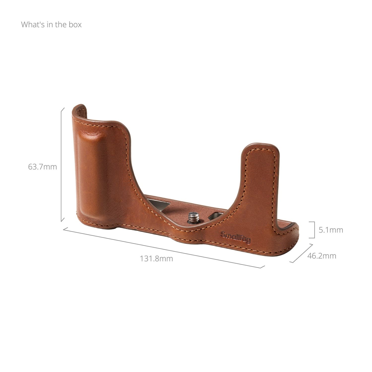 SmallRig Leather Half Case for Panasonic LUMIX L10 (Brown) 5699