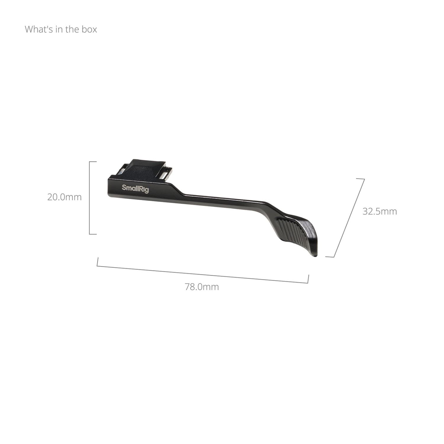 SmallRig Thumb Grip for Panasonic LUMIX L10 (Black) 5702