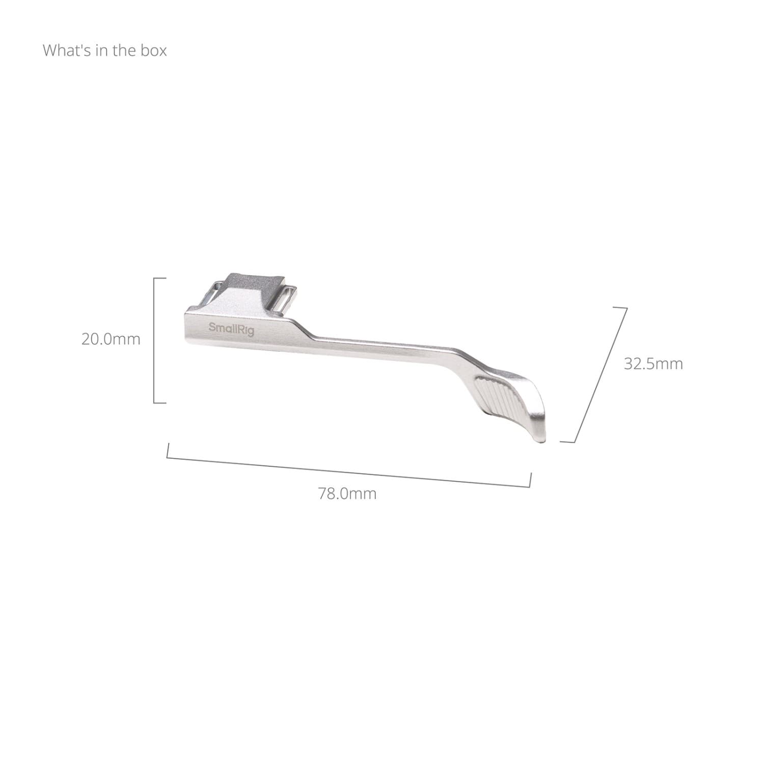SmallRig Thumb Grip for Panasonic LUMIX L10 (Silver) 5703