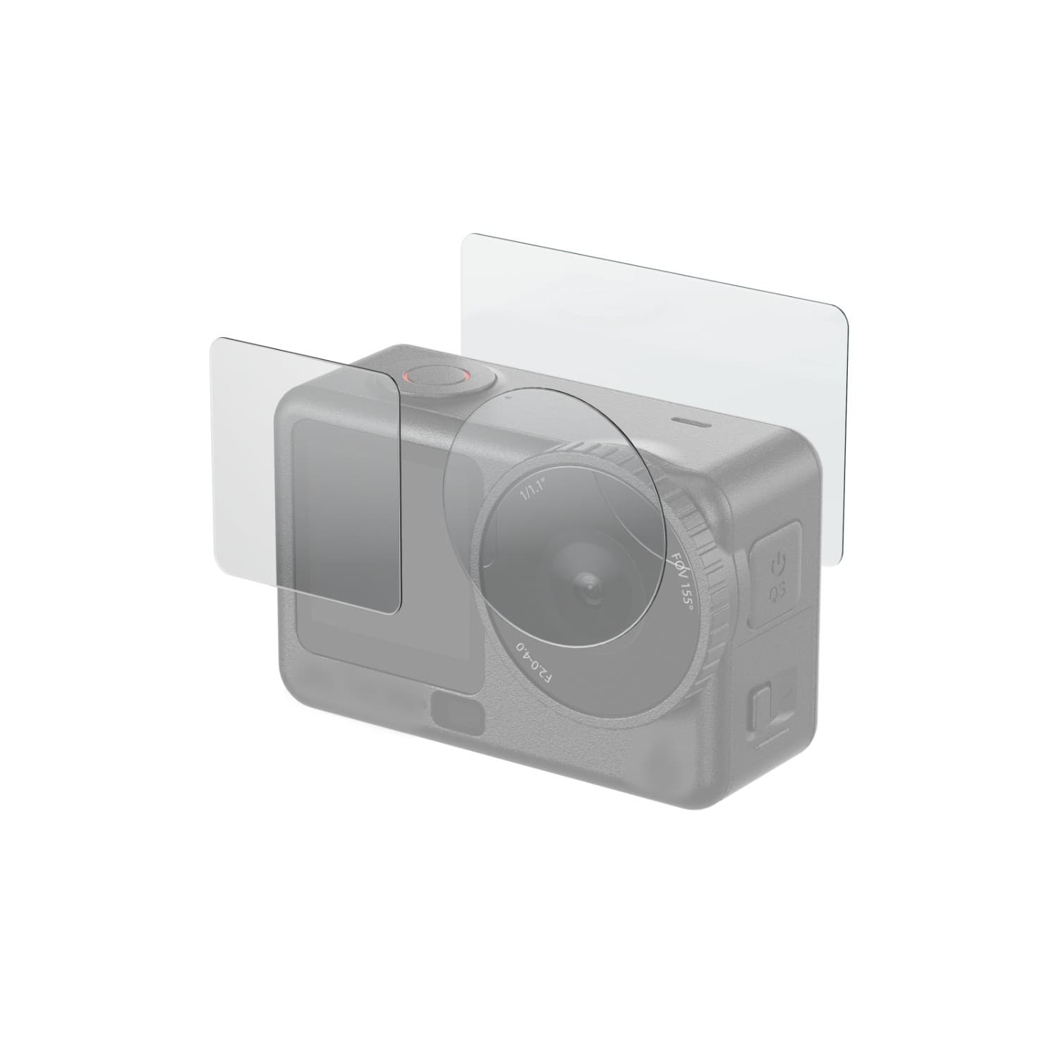 SmallRig Tempered Glass Screen Protector Kit for DJI Osmo Action 6 5892