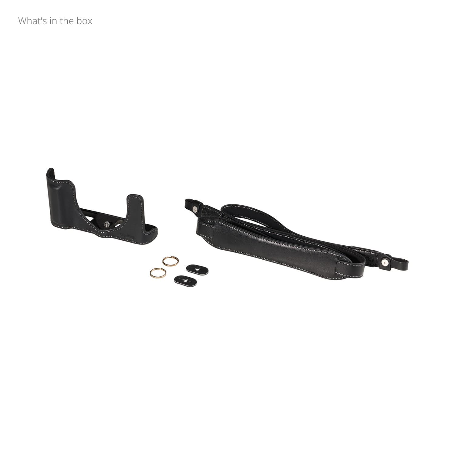 SmallRig Leather Half Case Kit for Panasonic LUMIX L10 (Black) 6274