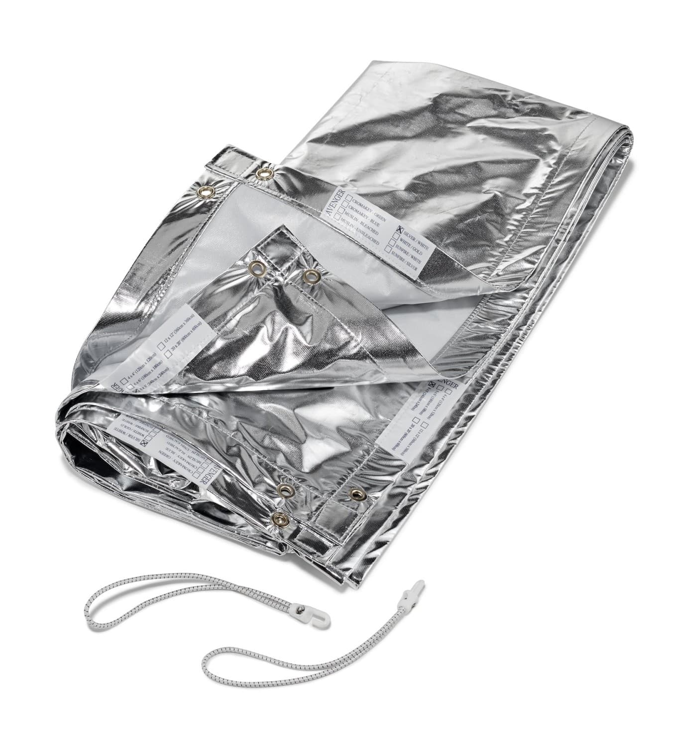 Avenger Textile Silver/White 8'x8'