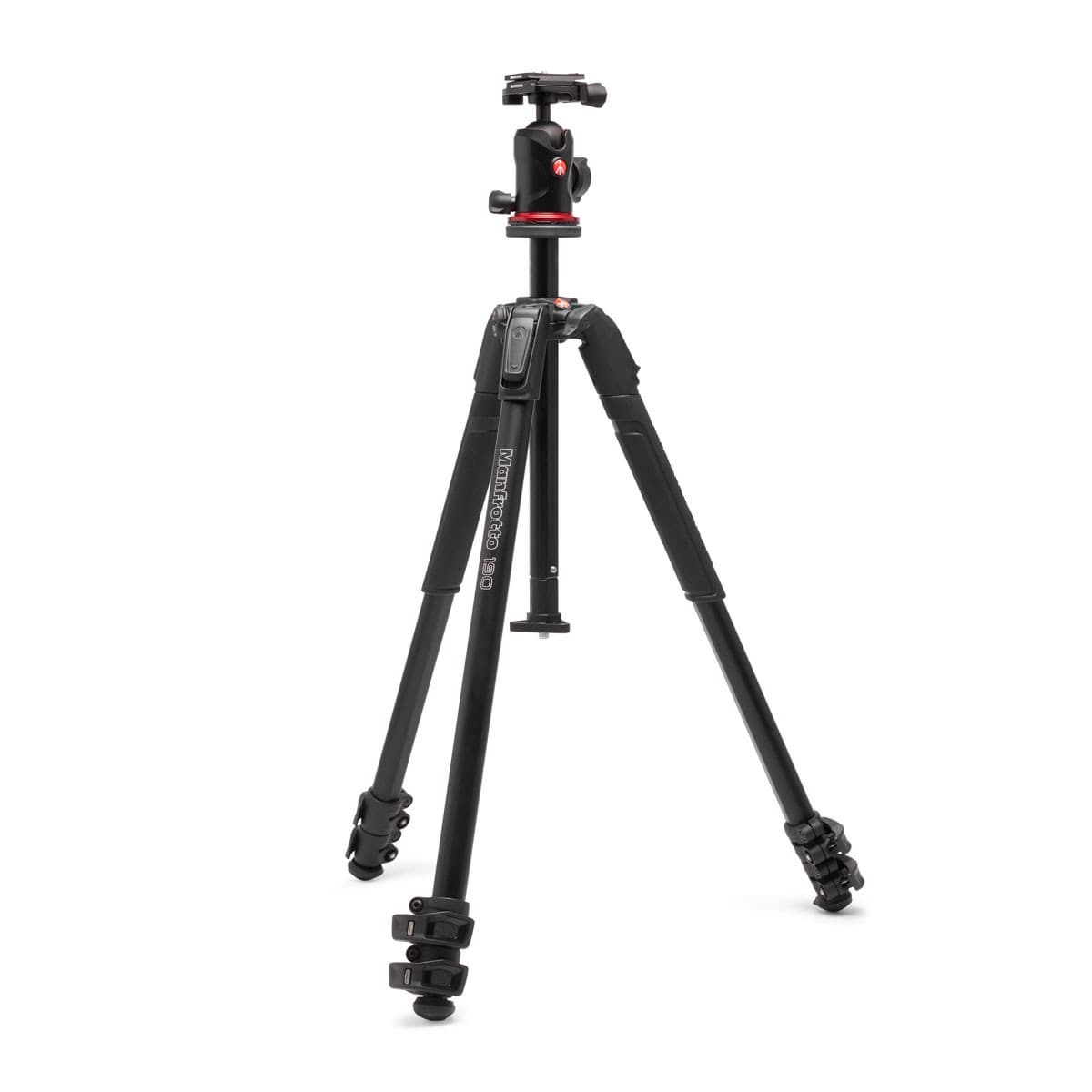 Manfrotto MK190X3-Q6T – trípode de aluminio 190X AS con rótula 496