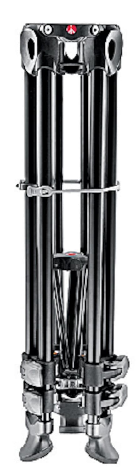 Manfrotto Video Tripod, aluminium telescopic-twin