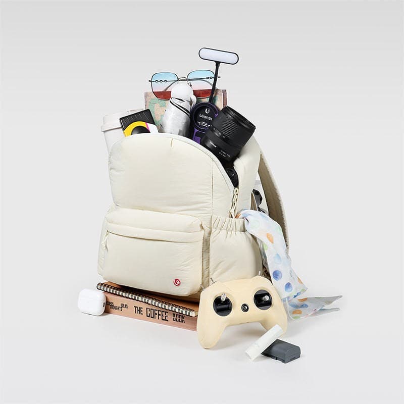 Ulanzi BP02 mochila fotográfica acolchada de 9 l, blanco