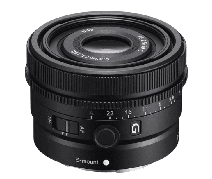 Sony FE 50mm F2.5 G lens