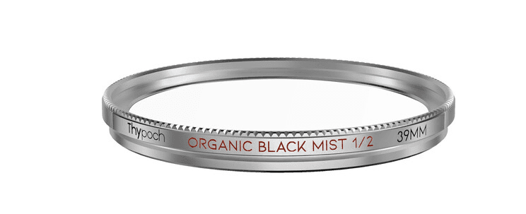 DZO Thypoch Organic Black Mist Filter (39mm, Grade 1/2, Silver)