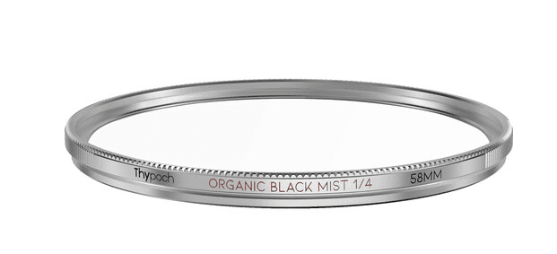 DZO Thypoch Organic Black Mist Filter (58mm, Grade 1/4, Silver)