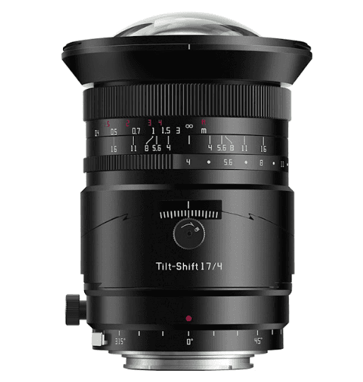 TTArtisan Tilt Shift 17mm F4 L mount Black