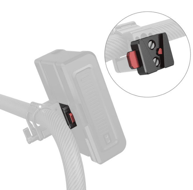 SmallRig Quick Release V-Lock Mount Plate Kit 6021