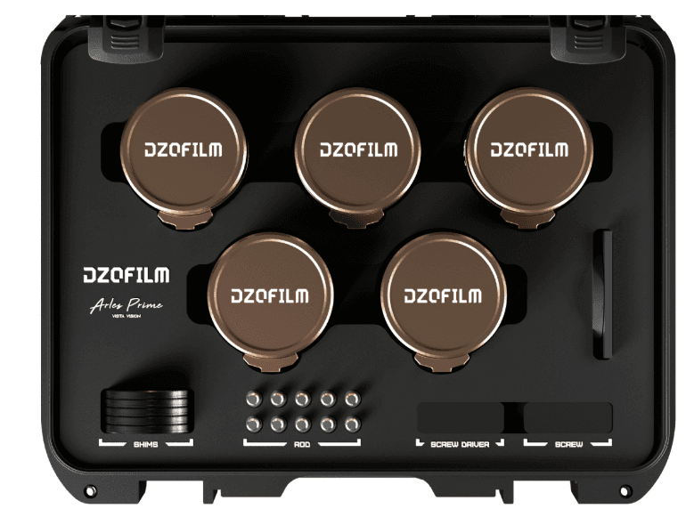 DZOFILM Arles Lustre 14/21/40/135/180mm(PL_Gold_Case_5pcs_Metric)
