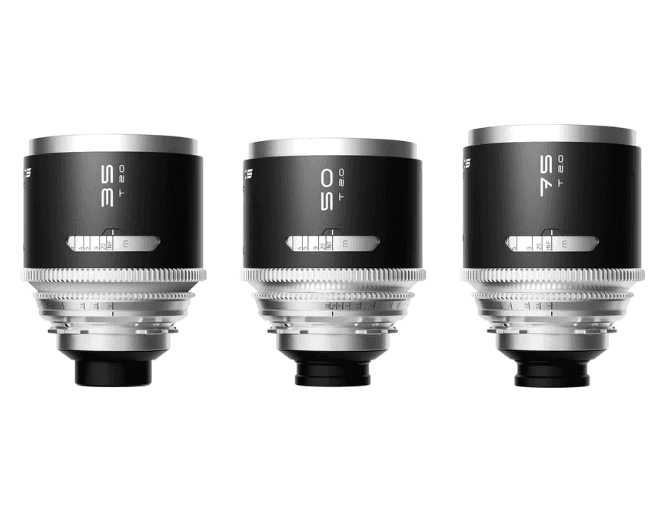 Blazar MANTIS 1.33X Full Frame Anamorphic 35/50/75 3-lens set