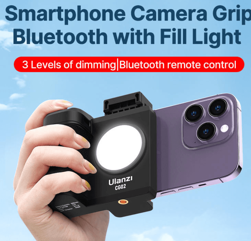 Ulanzi CG-02 Smartphone Camera Grip With Fill Light V3