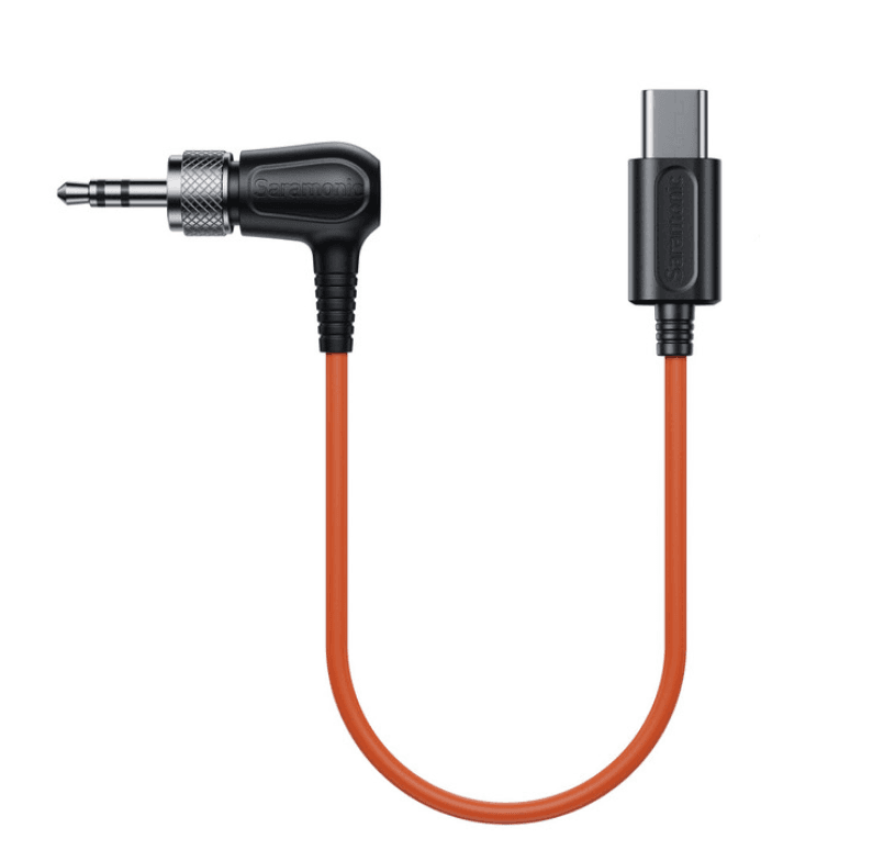 Saramonic SR-USB-C02 Locking 3.5mm TRS to USB-C Timecode Cable