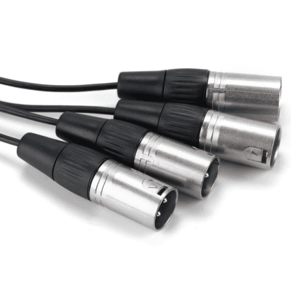 Saramonic 1x3.5mm TRRRS Male to 4x XLR Splitter for Blink500 T4