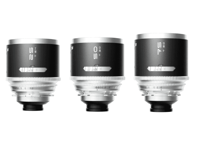 Blazar MANTIS 1.33X Full Frame Anamorphic 25/50/75mm 3-lens Set
