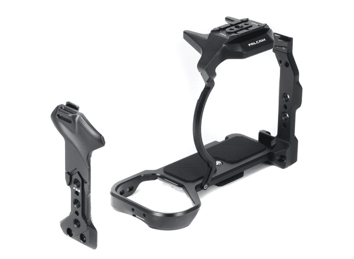 FALCAM F22&F38&F50 jaula de cámara de anclaje rápido para R5II (negro)
