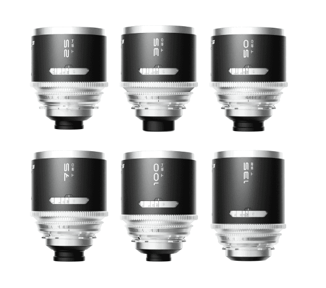 Blazar Mantis 1.33X Full Frame Anamorphic 6-lens Set (25/35/50/75/100/135mm)