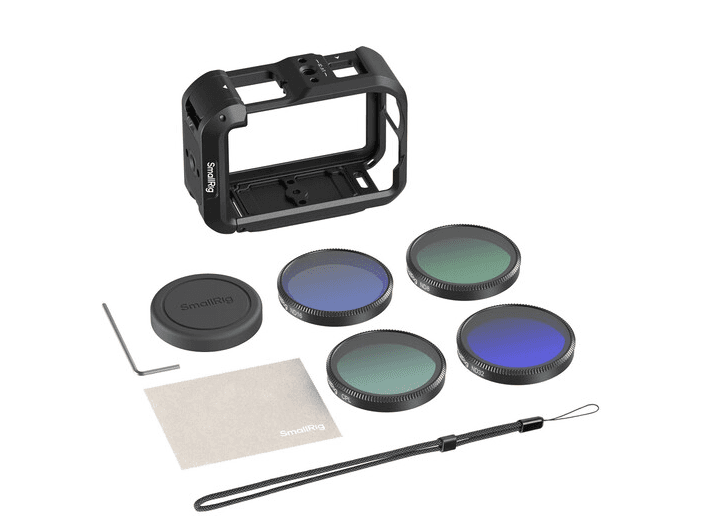 SmallRig Advanced Camera Cage Kit with Filters for DJI Osmo Action 6 6374