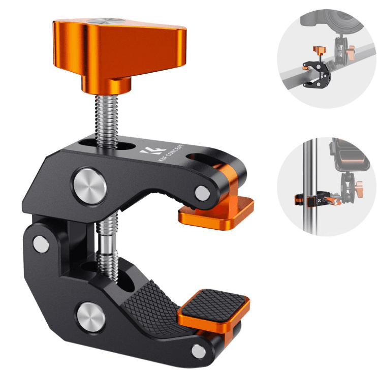 K&F Various installation support accessoriesMS-65 Flat-jaw heavy-duty clamp - single pack