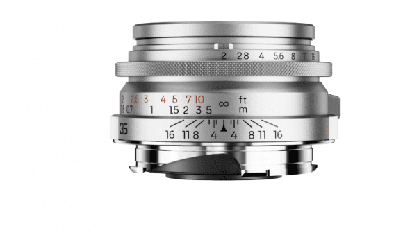 DZO Thypoch Ksana 35mm f/2 ASPH. Full-frame Photo Lens (Leica M, Silver Chrome)