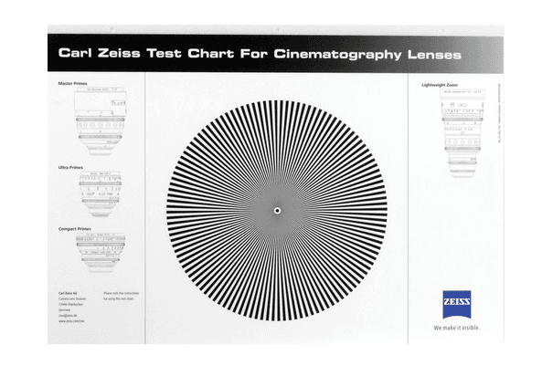 Zeiss Siemens Star Test Chart