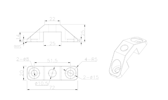 Telycam Truss Mount Bracket for Explore Series White
