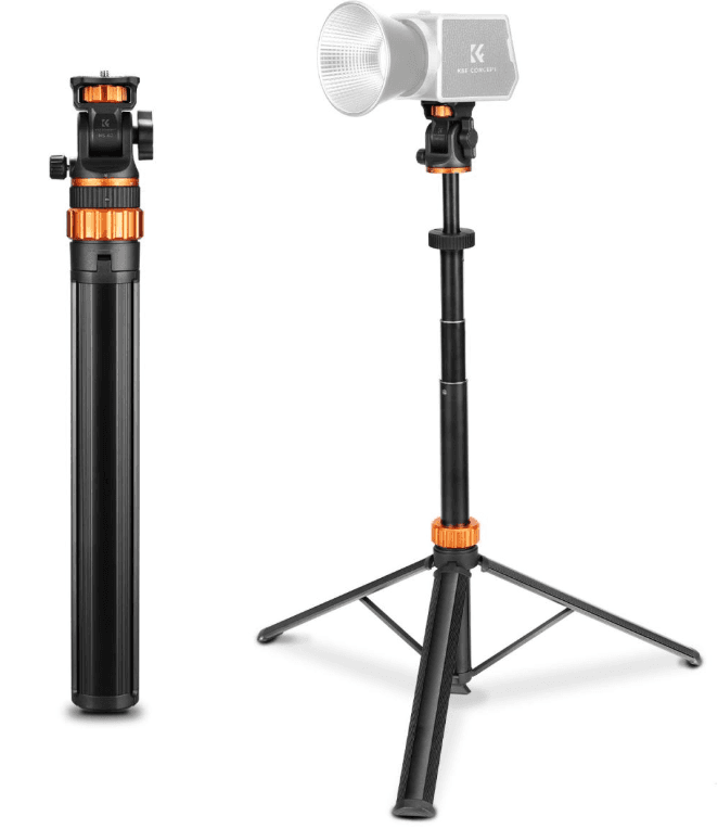 K&F Concept 2m Aluminium Alloy Quick Release Offset Light Stand with Carry Bag