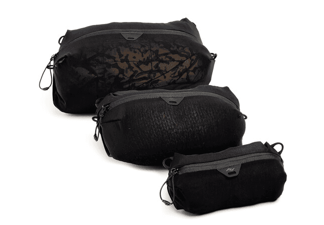 Peak Design Ultralight Mesh Packing Cube BUNDLE XXS-XS-S Black