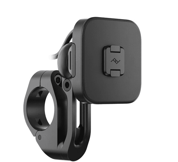 Peak Design Motorcycle Mount - Bar Mount - Charging - Black