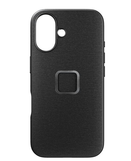 Peak Design Mobile Everyday Fabric Case iPhone 16 Standard Charcoal
