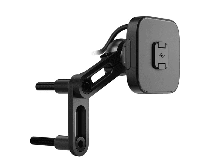 Peak Design Motorcycle Mount - Brake/Clutch Mount -Charging - Black
