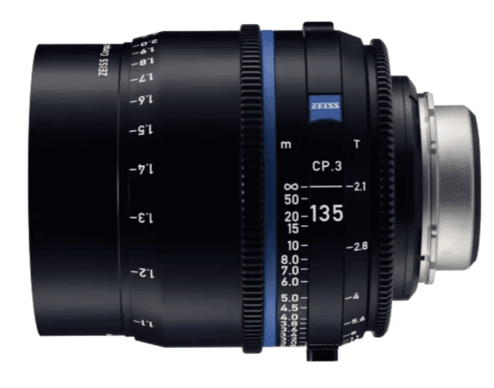 ZEISS CP.3 135/T2.1 E meter lens