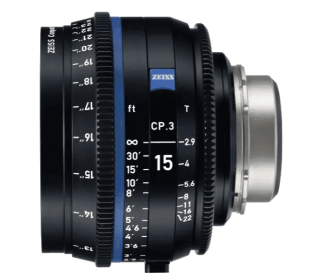 ZEISS CP.3 15/T2.9 E meter lens