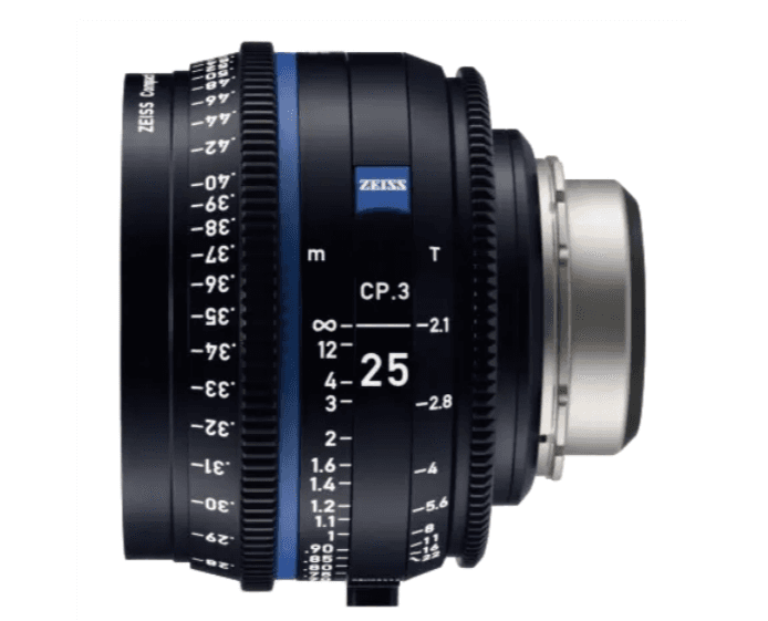 ZEISS CP.3 25/T2.1 E meter lens