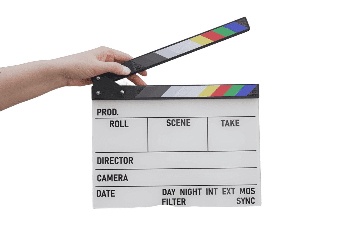 LightsUp White Clapperboard
