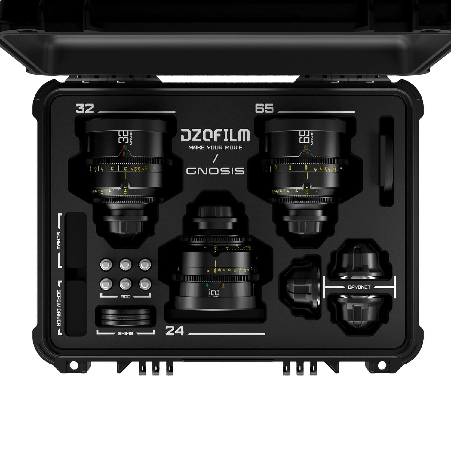 DZOFILM Gnosis Marco 24/32/65mm(LPL_Black_Case_3pcs_Metric)