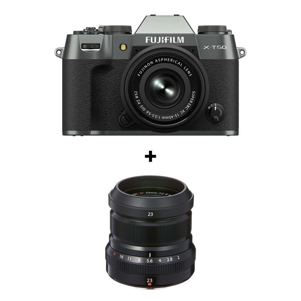 Fujifilm X-T50 + XC15-45mm Charcoal Silver+ XF23mm F2